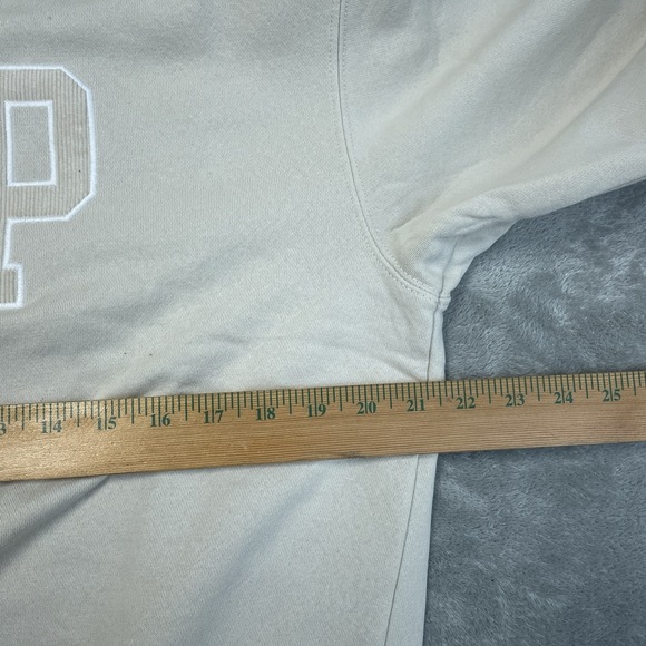 GAP Women's S Sweatshirt Beige e0690 - Picture 5 of 7